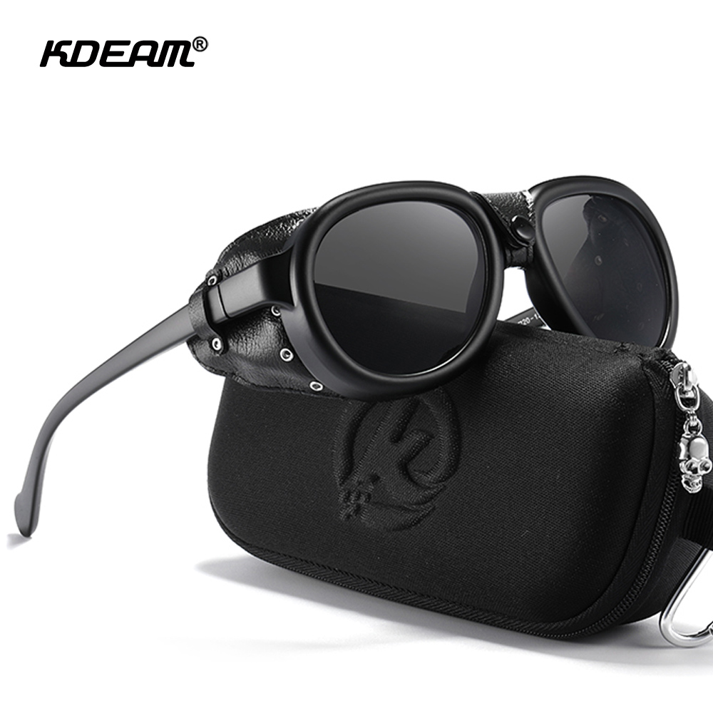 Sunglasses Aviator Polarized - KDEAM gafas de sol piloto Steampunk