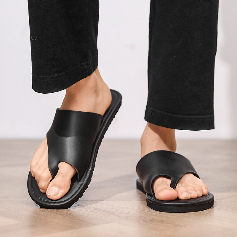 Flip Flop Leather Men - Zapatillas de alta calidad para hombre,