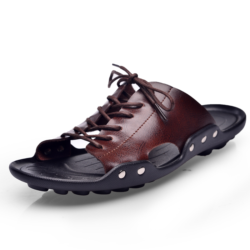 Sandalias de Verano para Hombr - Flip Flop Leather Men reseña y precio
