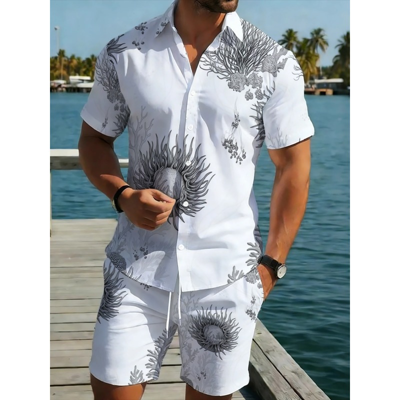 Conjunto de Camisa y Pantalone - Resort Shirt Floral reseña y precio