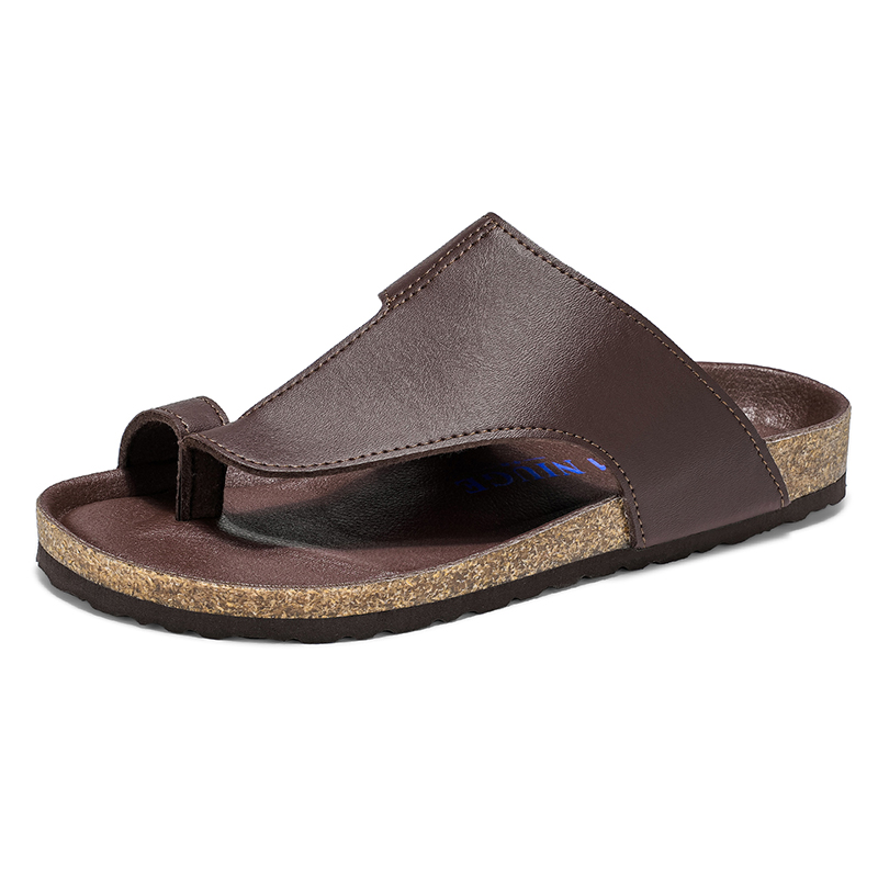 Verano más talla grande 48 49  - Flip Flop Leather Men reseña y precio