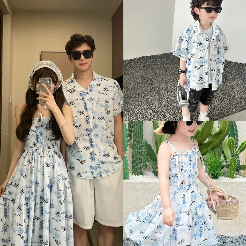 Resort Pareja apariencia padre - Resort Shirt Floral reseña y precio