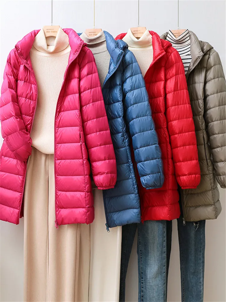 Chaqueta de plumón larga y lig - Packable Hat Nylon reseña y precio